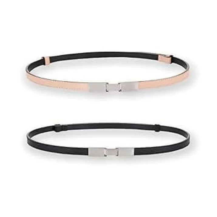 Boca 2Straps Laminated Leather Woman Silver