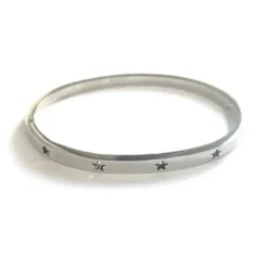 Bracciale Rigido Stelle Vuote Argento Collezione Sisters MyLovly