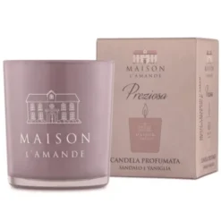 Candela Profumata Preziosa Maison L'Amande 40H
