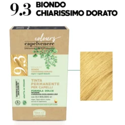 Capelvenere Colours Tinta Capelli 9,3 Biondo Chiarissimo Dorato Helan