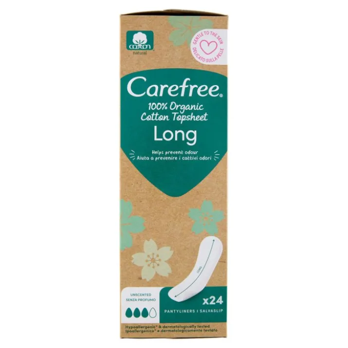 CAREFREE S/SLIP ORGANIC LONG 24PZ