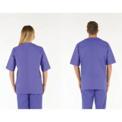 CASACCA COTONE AZZURRA M