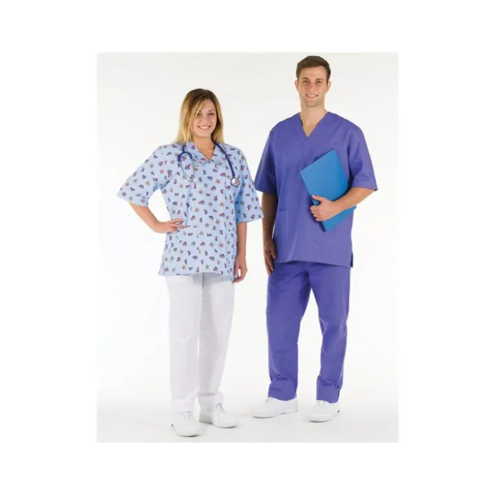 CASACCA COTONE CELESTE FANT M