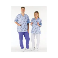 CASACCA COTONE CELESTE FANT XL