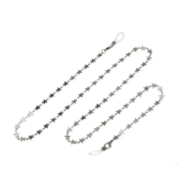 Catenina Portaocchiali Stelle/Argento Contacta® 1 Pezzo