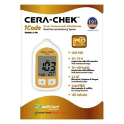 Cera-Chek 1 Code Striscette Reattive Per Glicemia 25 Pezzi