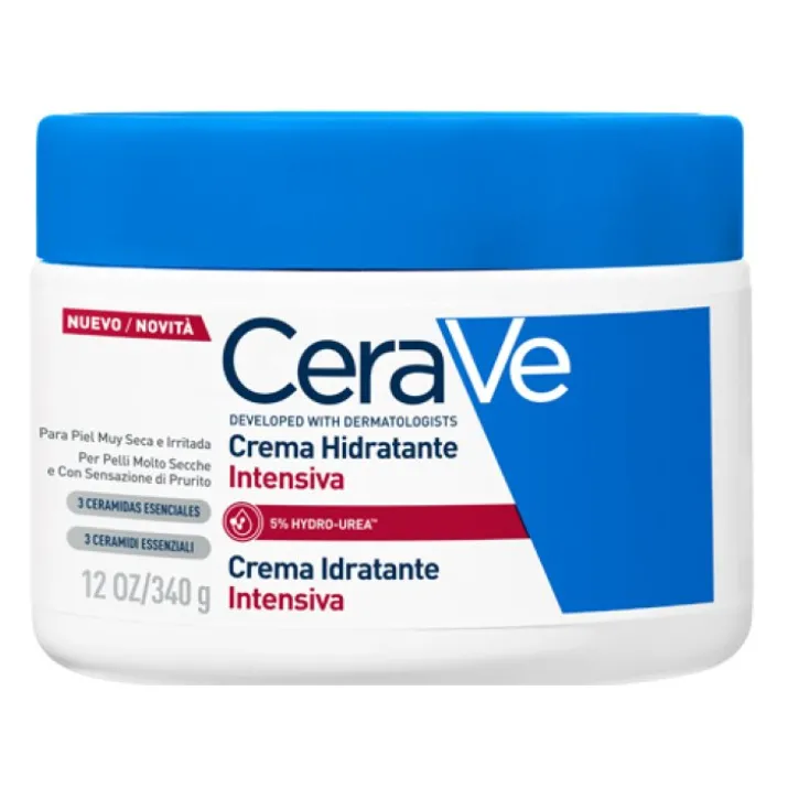 CERAVE Crema Idratante Intensiva 340g Per Pelli Molto Secche e Con Sensazione Di Prurito