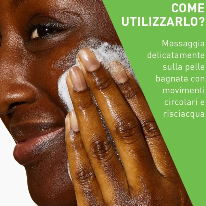 CeraVe Detergente crema-schiuma idratante Deterge ed Idrata. Con 3 ceramidi essenziali, acido ialuronico e tecnologia MVE 236 ml