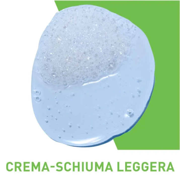 CeraVe Detergente crema-schiuma idratante Deterge ed Idrata. Con 3 ceramidi essenziali, acido ialuronico e tecnologia MVE 236 ml