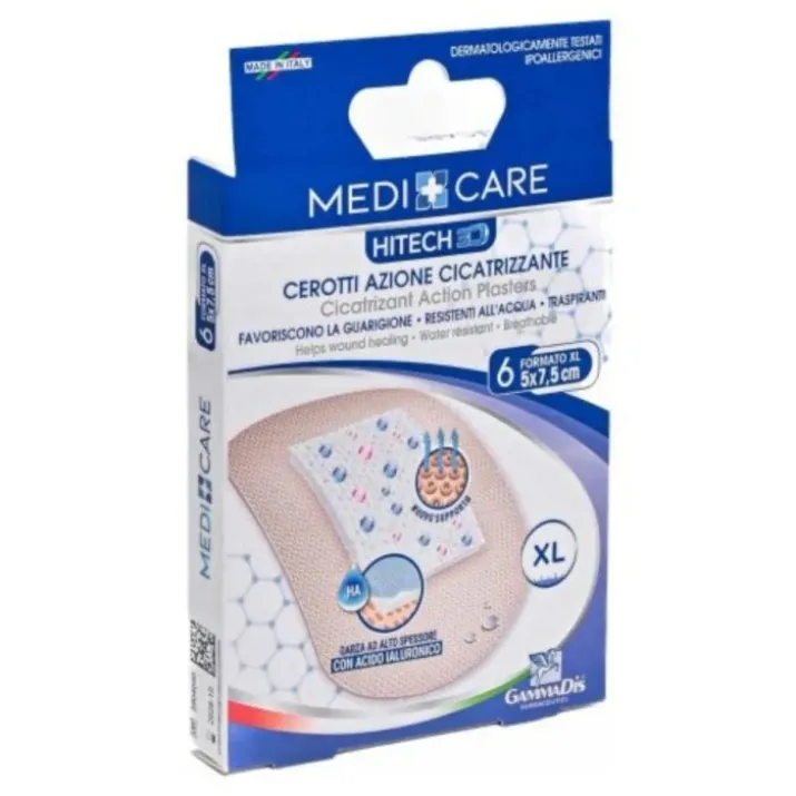 Cerotti Cicatrizzanti 5x7,5 cm Medi+Care 6 Pezzi
