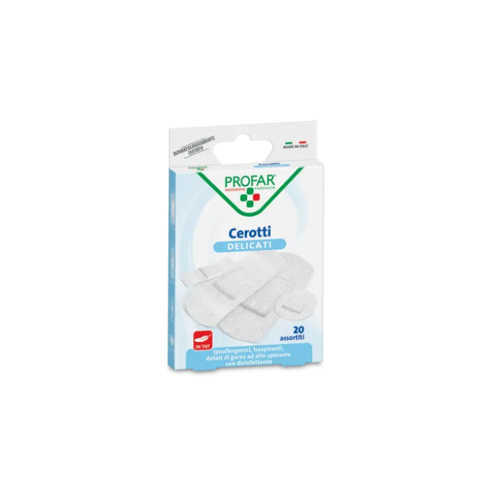 Cerotti Delicati 7x3cm PROFAR® 20 Pezzi