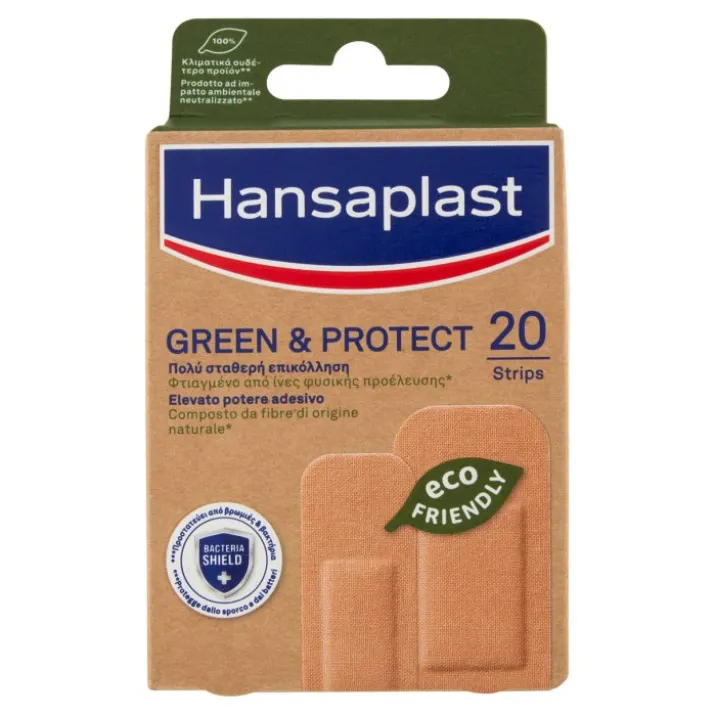 Cerotti Green&Protect Hansaplast 20 Pezzi