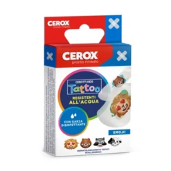 Cerotti Kids Tattoo Resistenti All'Acqua Cerox 20 Pezzi