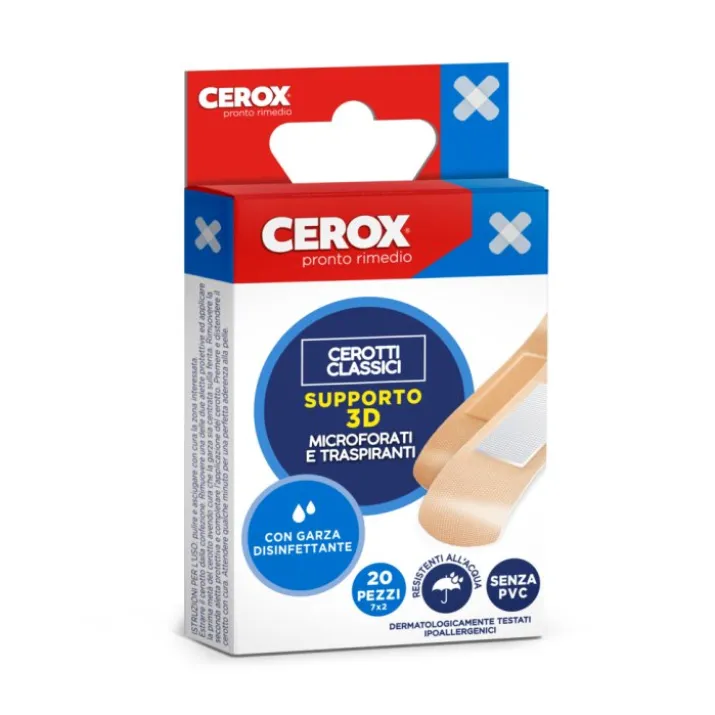 Cerotti Plus 3D Color Pelle Medi Cerox 20 Pezzi