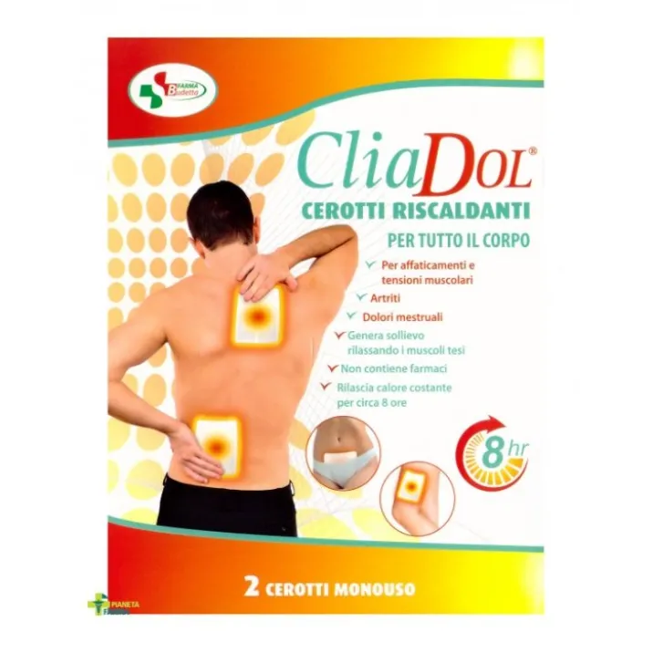 Cerotti Riscaldanti Schiena Clia Dol 2 Pezzi