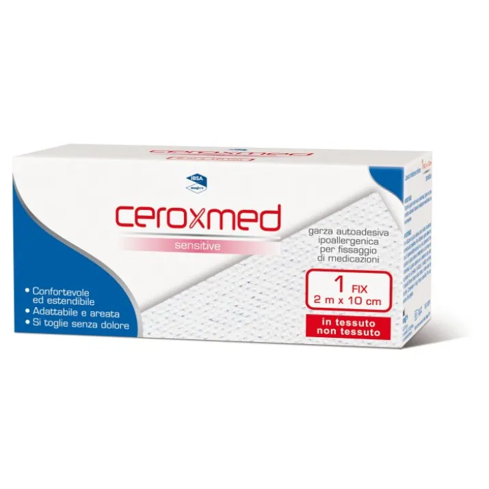 Ceroxmed Sensitive Fix IBSA 1 Garza Autoadesiva 2mx10cm