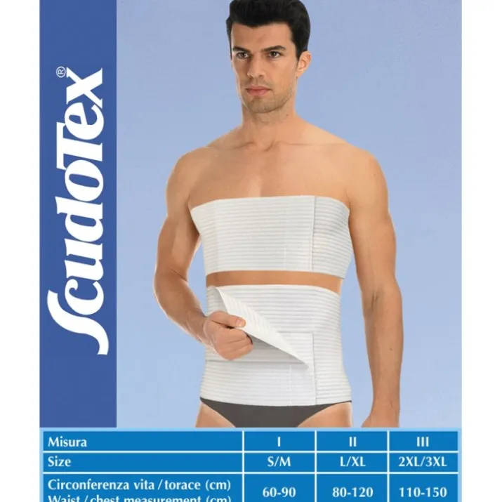 Cintura Multi-Grippante Regolabile Doppia Chiusura Bianca 25cm 2 Scudotex®