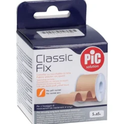 Classic Fix Cerotto Su Rocchetto in Tela 5cmx5m Pic Solution 1 Pezzo