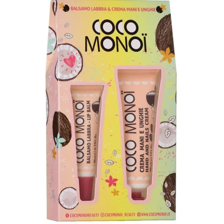 COCO MONOI KIT LIPBALM+HAND CR