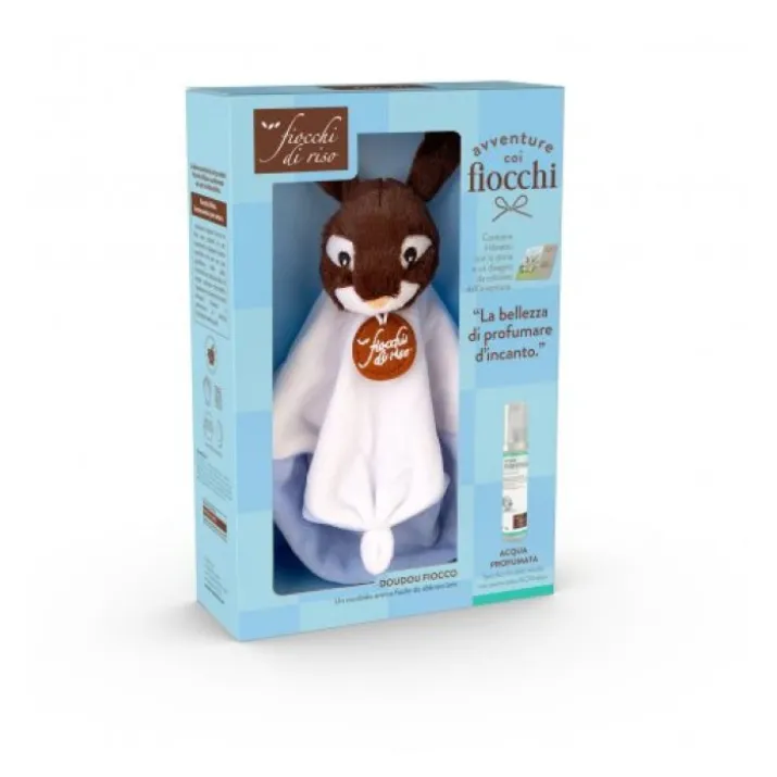 Cofanetto Doudou Azzurro Fiocchi Di Riso 1 Pezzo