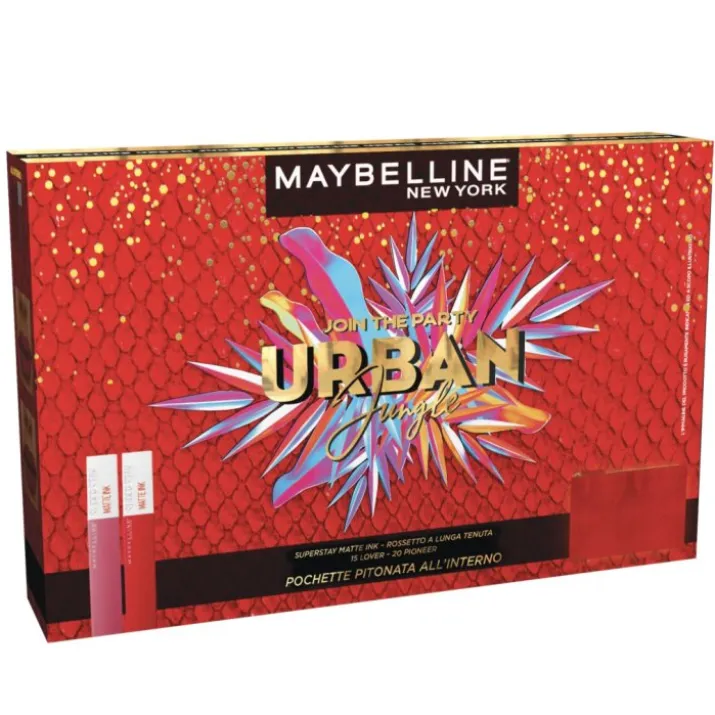 Cofanetto Natale Urban Jungle L/P Maybelline NY 2022