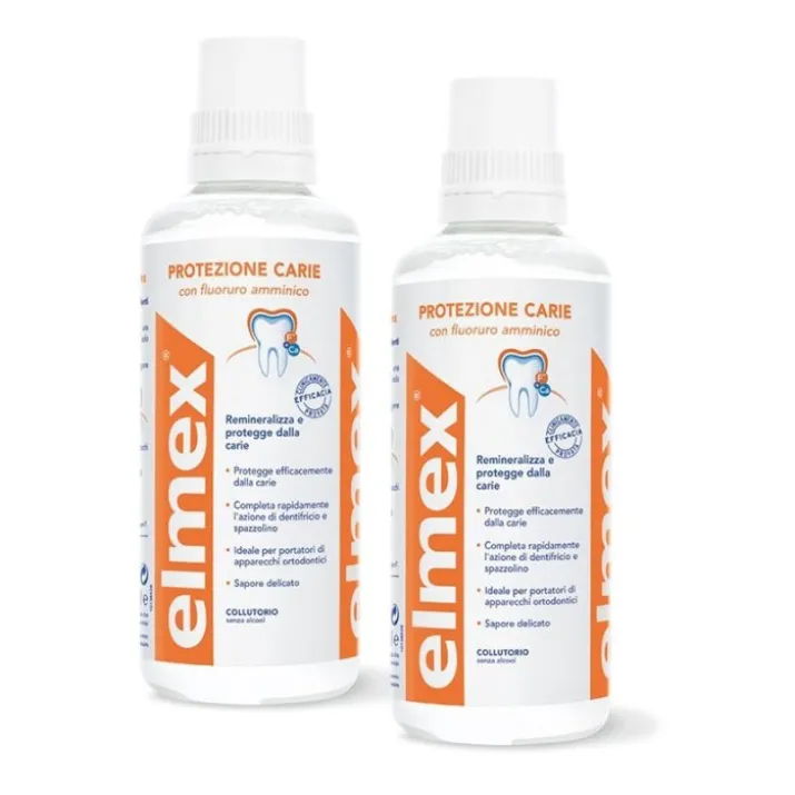 Collutorio elmex® PROTEZIONE CARIE 2X400ml