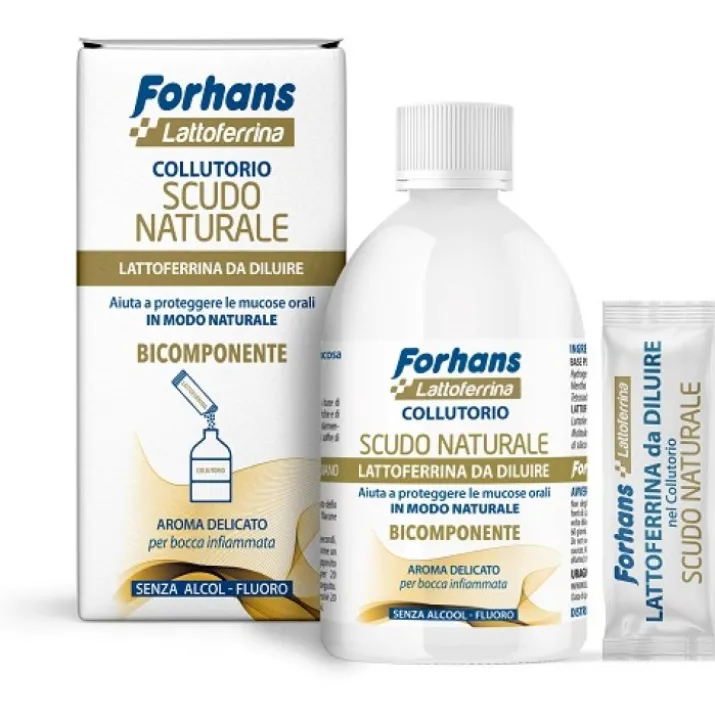Colluttorio Scudo Naturale con Lattoferrina Forhans 200ml