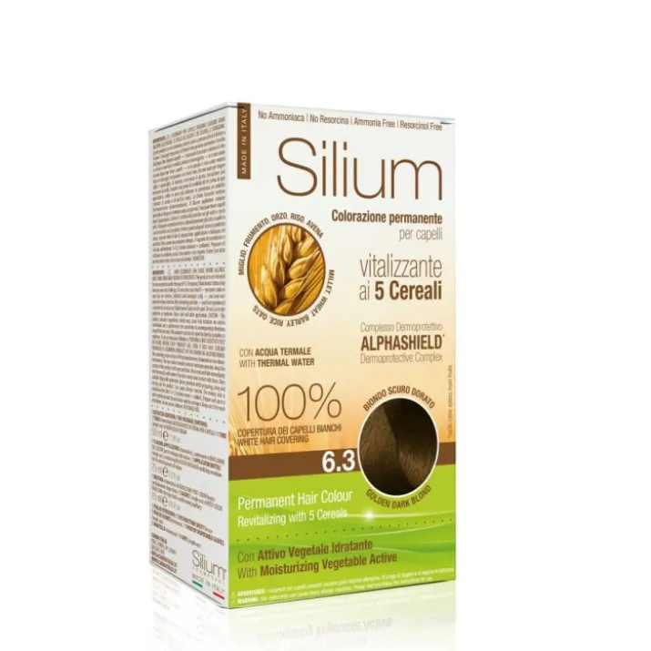 Colorazione Permanente In Crema Biondo Scuro Dorato 6.3 Silium