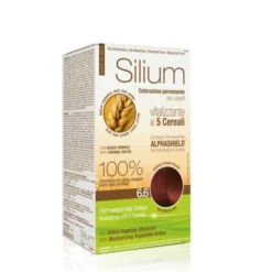 Colorazione Permanente In Crema Biondo Scuro Rosso 6,6 Silium 1 Kit
