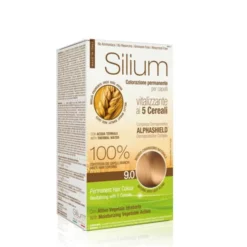 Colorazione Permanente In Crema Biondo Chiarissimo Naturale 9,0 Silium 1 Kit
