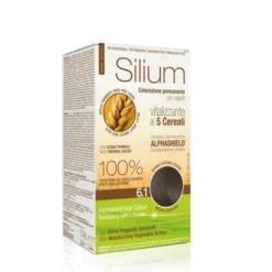 Colorazione Permanente In Crema Biondo Intenso Cenere 6,1 Silium 1 Kit