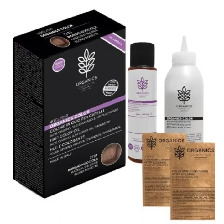 Colore in Olio Per Capelli 7/31 Biondo Nocciola Organics Pharm