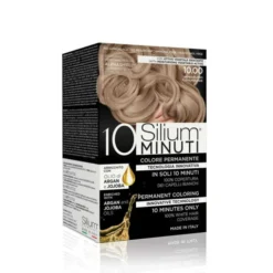 Colore Permanente 10 Minuti Biondo Platino 10,00 Silium 1 Kit
