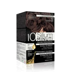 Colore Permanente 10 Minuti Castano Chiaro Dorato 5,03 Silium 1 Kit
