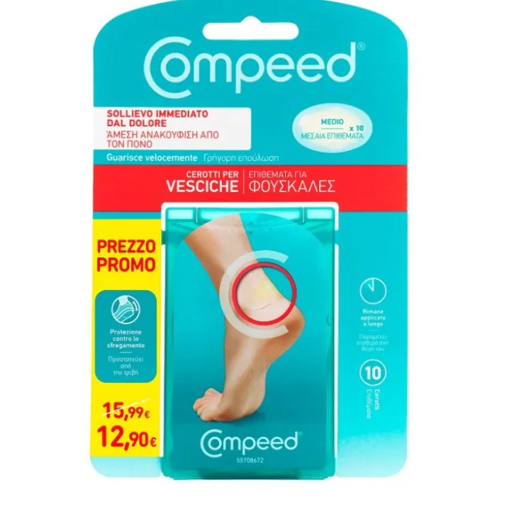 Compeed Cerotti per Vesciche 10 Cerotti