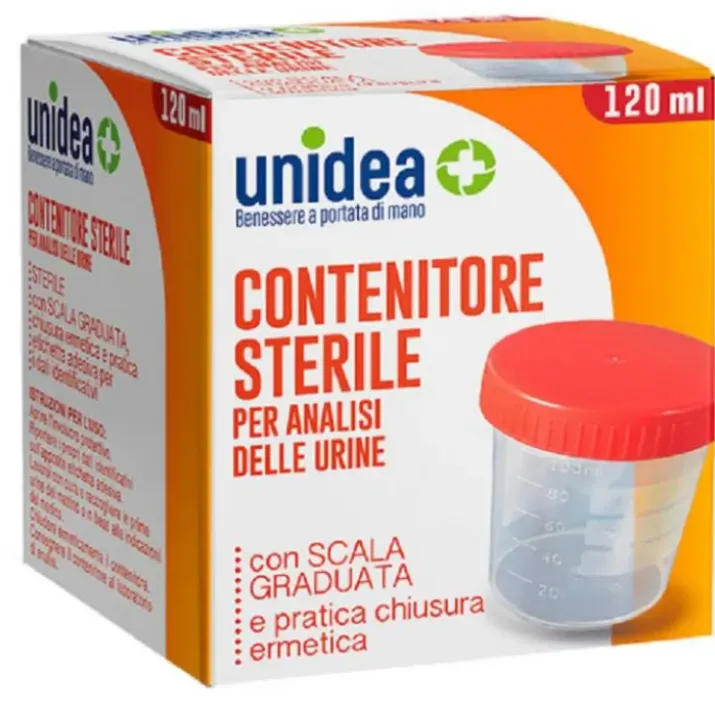 Contenitore Sterile Urine Unidea 120ml