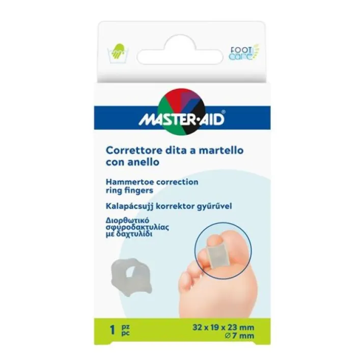 Correttore Dita A Martello Con Anello Master-Aid 1 Pezzo