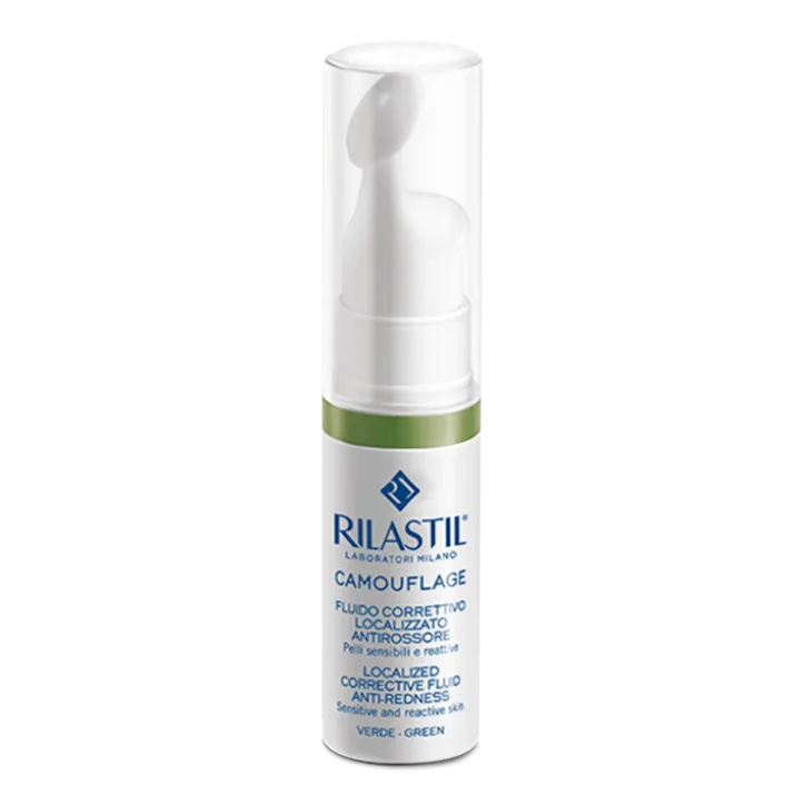 Cosmetic Camouflage Fluido Correttivo Localizzato Antirossore Verde Rilastil 5ml