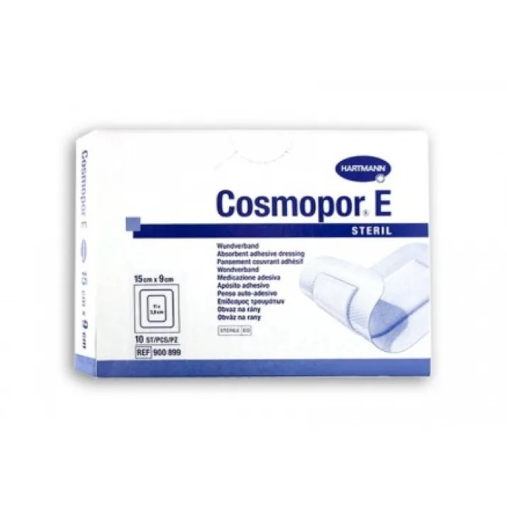 Cosmopor E Cerotto Adesivo Tessuto Non Tessuto 15x9cm 10Pezzi