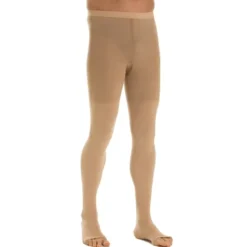 Cotton Evo 262 Collant Uomo Beige L Lungo GloriaMed® 1 Paio