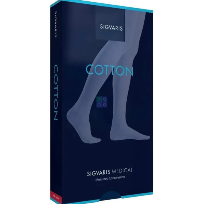 Cotton 2 Gambaletto AD + MS PA Nature Sigvaris 1 Paio