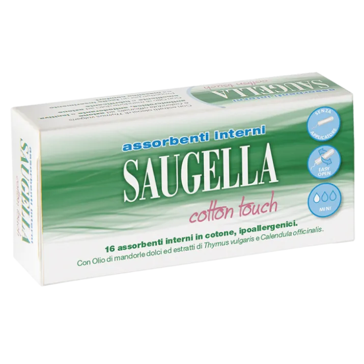 Cotton Touch Assorbenti Interni Super Saugella 16 Pezzi