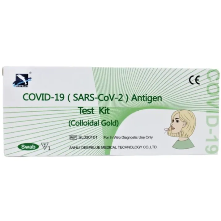 Covid 19 Antigen Kit Test Deep Blue