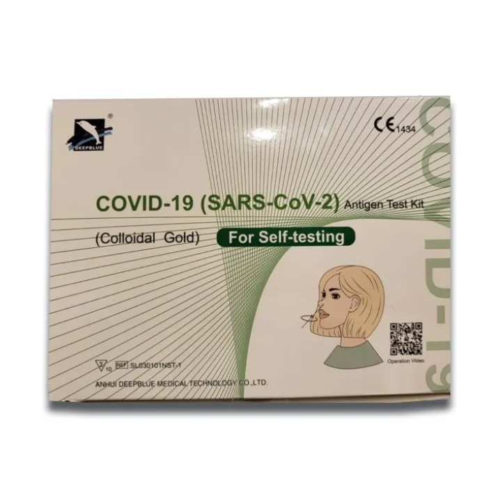 Covid-19 (Sars-CoV-2) Antigen Test Kit DeepBlue 1 Test