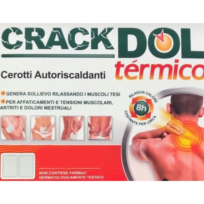 CrackDOL® Termico ShedirPharma® 6 Cerotti Autoriscaldanti