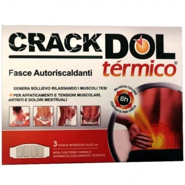CrackDOL® Termico ShedirPharma® 3 Fasce Autoriscaldanti