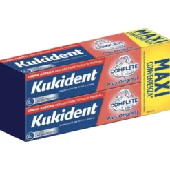 Crema Adesiva Complete Plus Original Kukident 2x65g