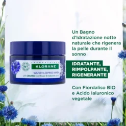 Crema D'Idratazione Notte Al Fiordaliso Bio Klorane 50ml