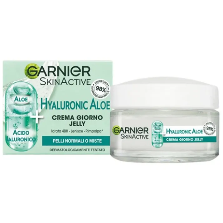 Crema Giorno Jelly Hyaluronic Aloe Skin Active Garnier 50ml