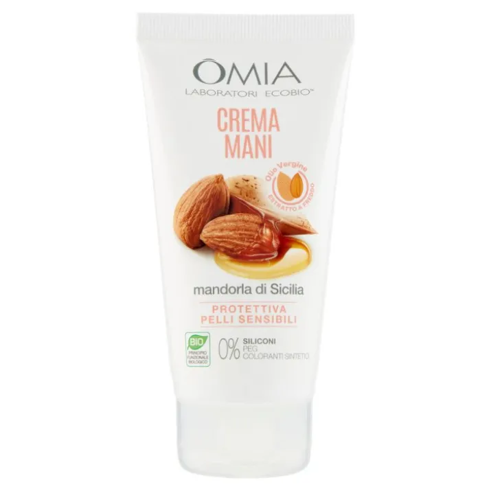 Crema Mani Mandorla Di Sicilia Omia Laboratori Ecobio 75ml